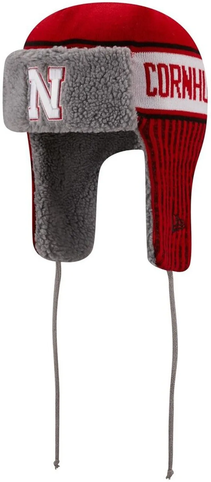Men's Scarlet Nebraska Huskers Trapper Knit Hat