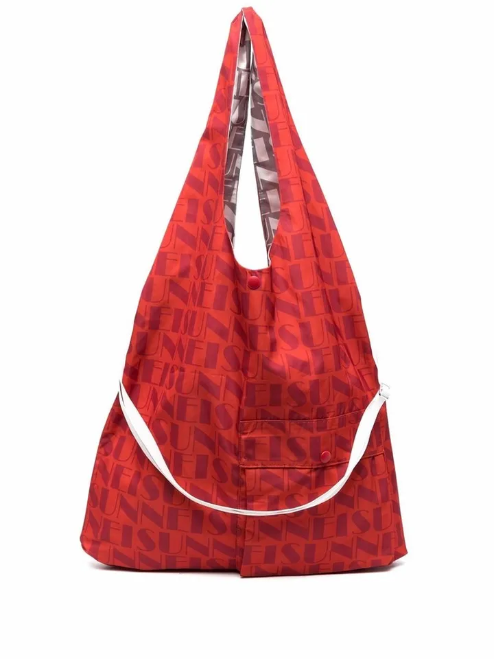 Logo-Print Reversible Tote Bag