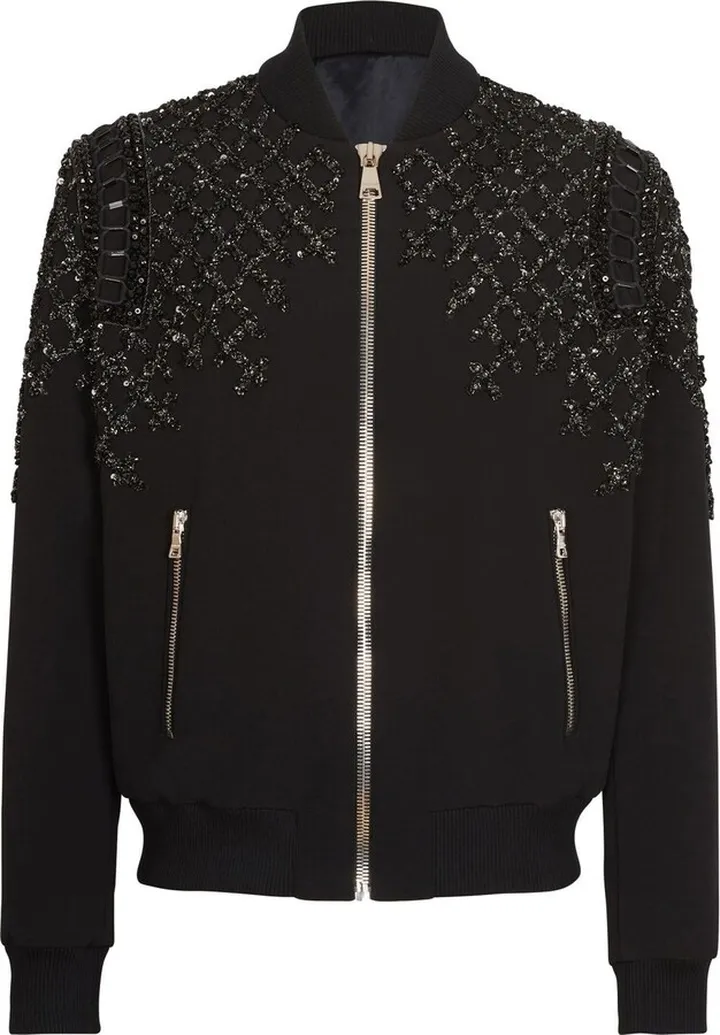 Embroidered Bomber Jacket