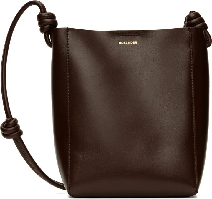 Jil Sander Burgundy Giro Shoulder Bag