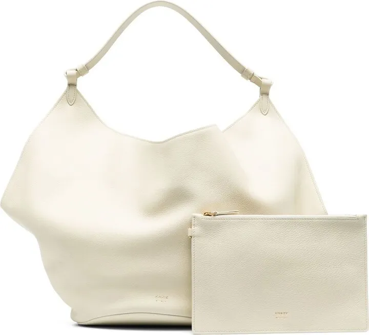 Khaite Lotus leather tote