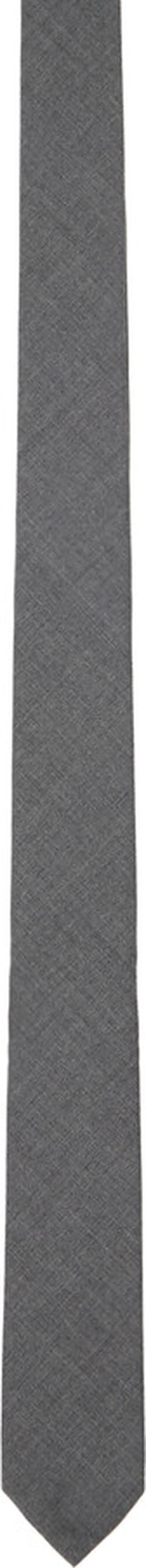 Thom Browne Gray Super 120s Tie