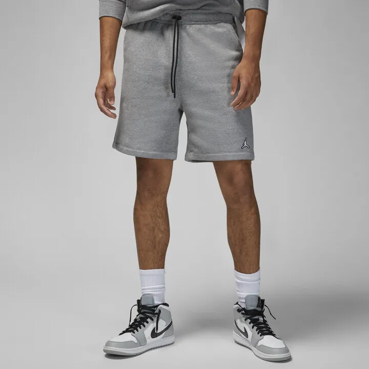 Men's Jordan Brooklyn Fleece Shorts in Grey