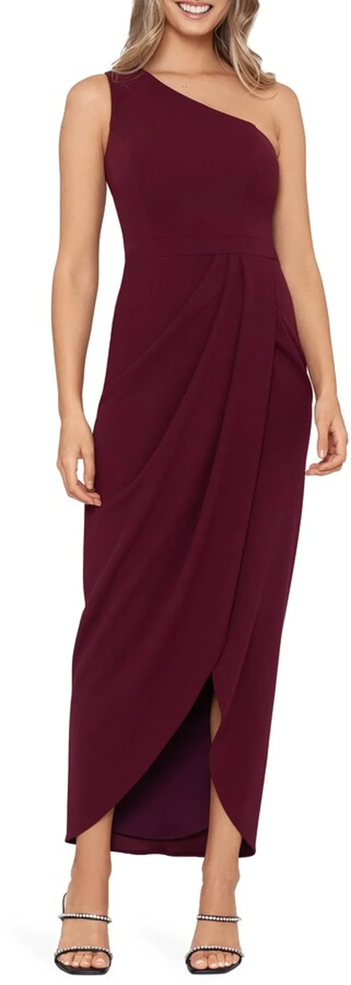 One-Shoulder Scuba Dress