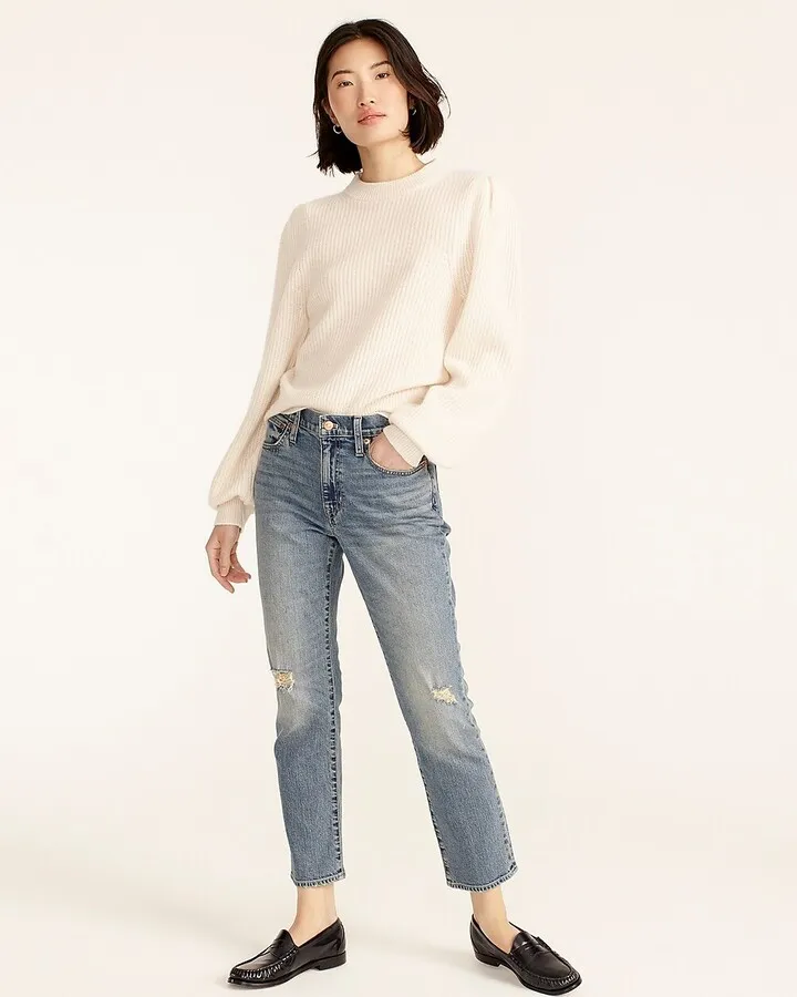 Tall slim boyfriend jean in Tinted Indigo wash