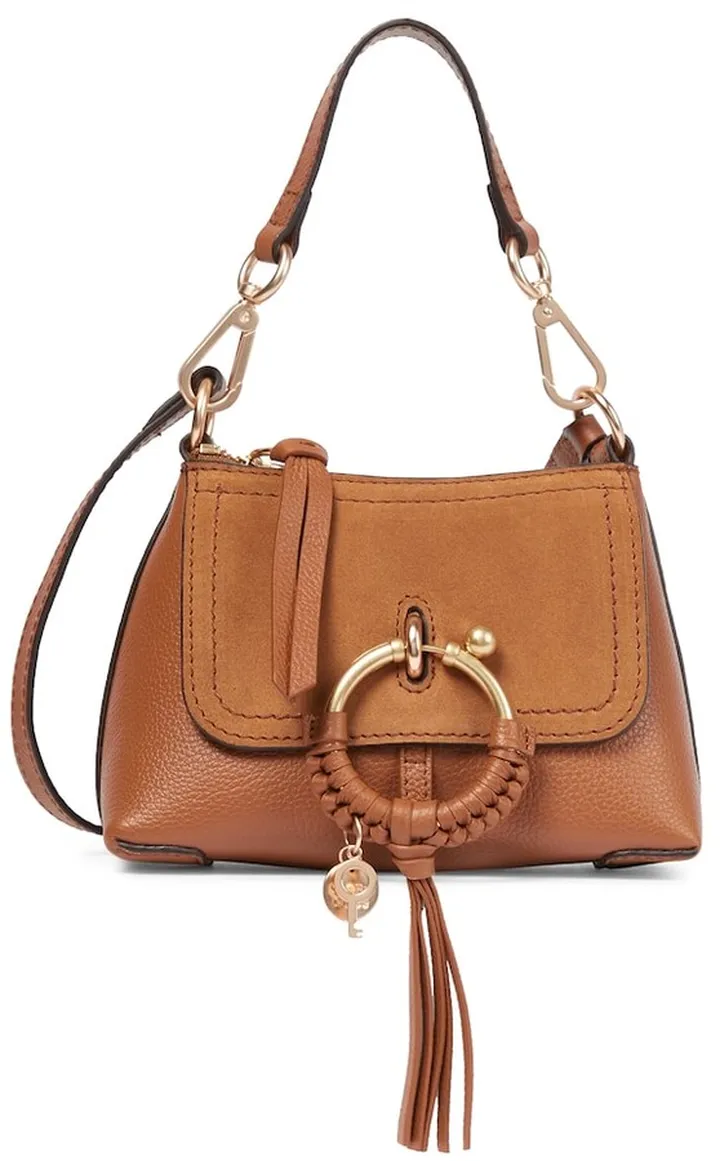 Joan Mini leather crossbody bag