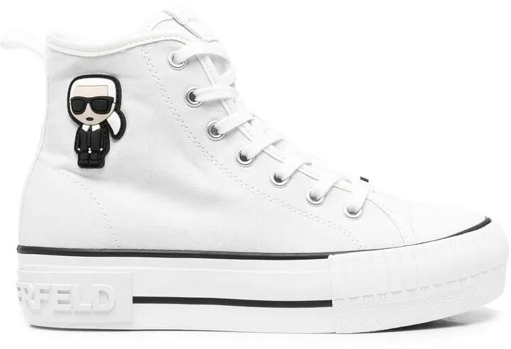 Karl hi-top platform sneakers