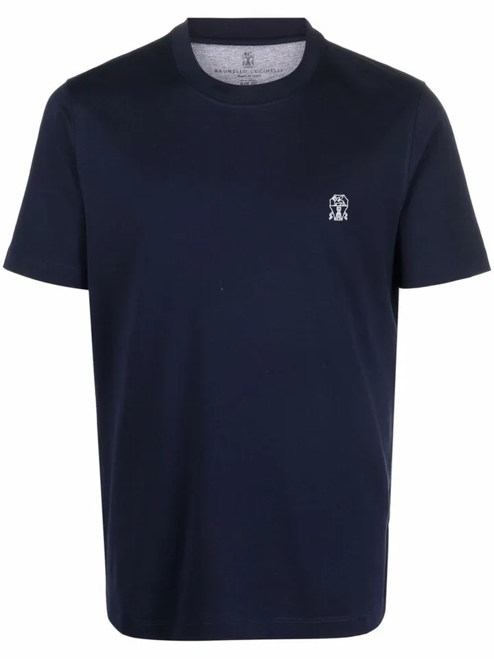 logo-print crewneck T-shirt