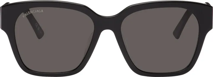 Balenciaga Black Square Sunglasses