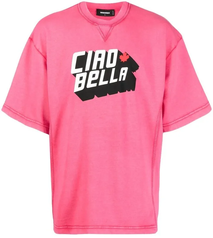 Ciao Bella short-sleeve sweatshirt