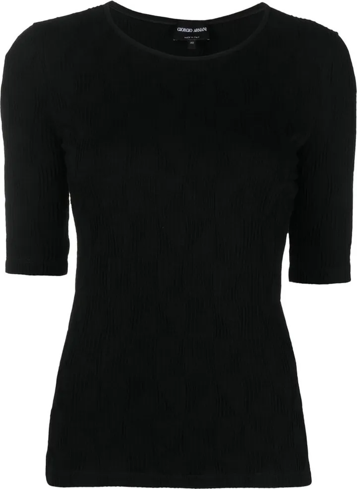 jacquard jersey T-shirt