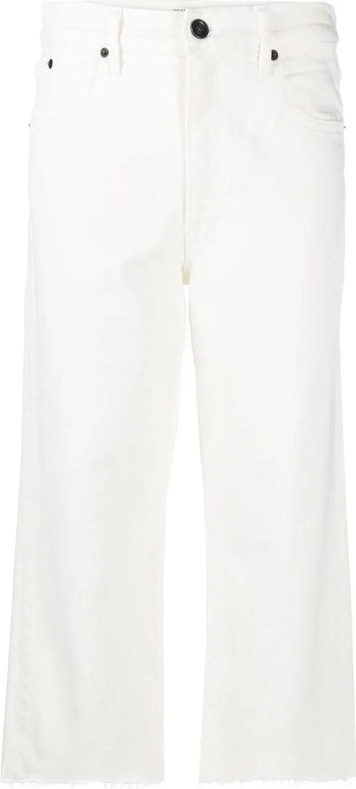 Wide-Leg Cropped Jeans