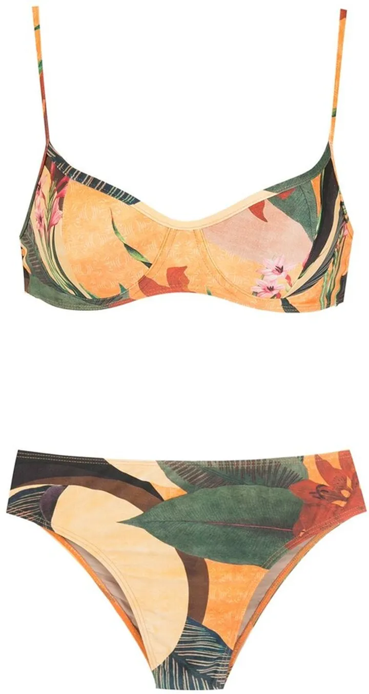 Lilica floral-print bikini