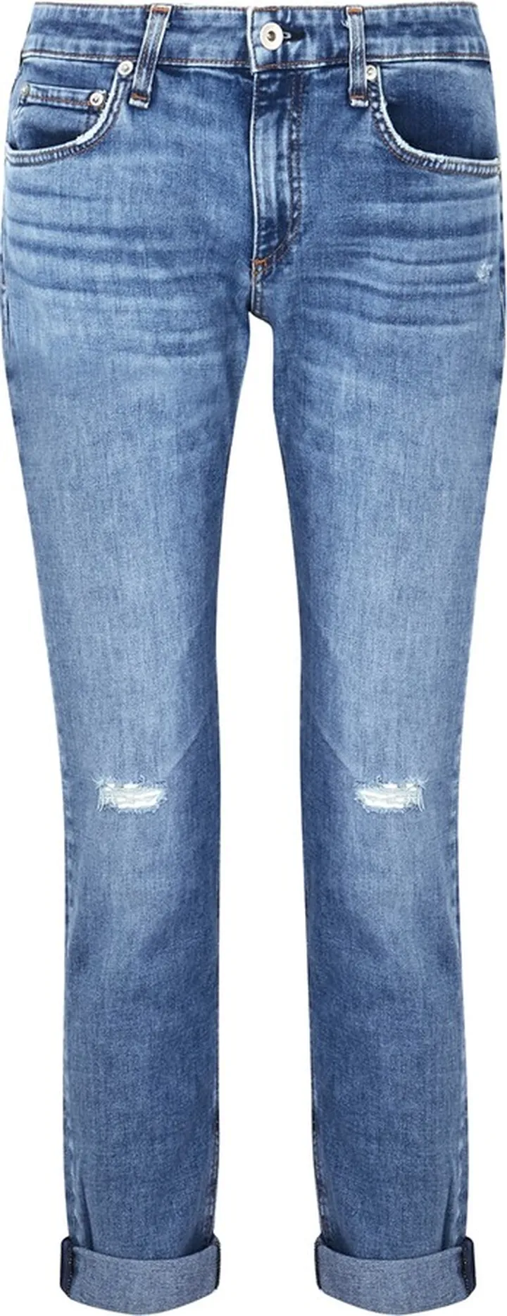 Rag & Bone Dre Blue Slim-boyfriend Jeans
