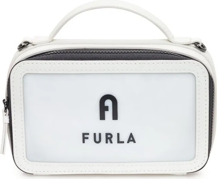 Furla Logo-Printed Zipped Crossbody Bag