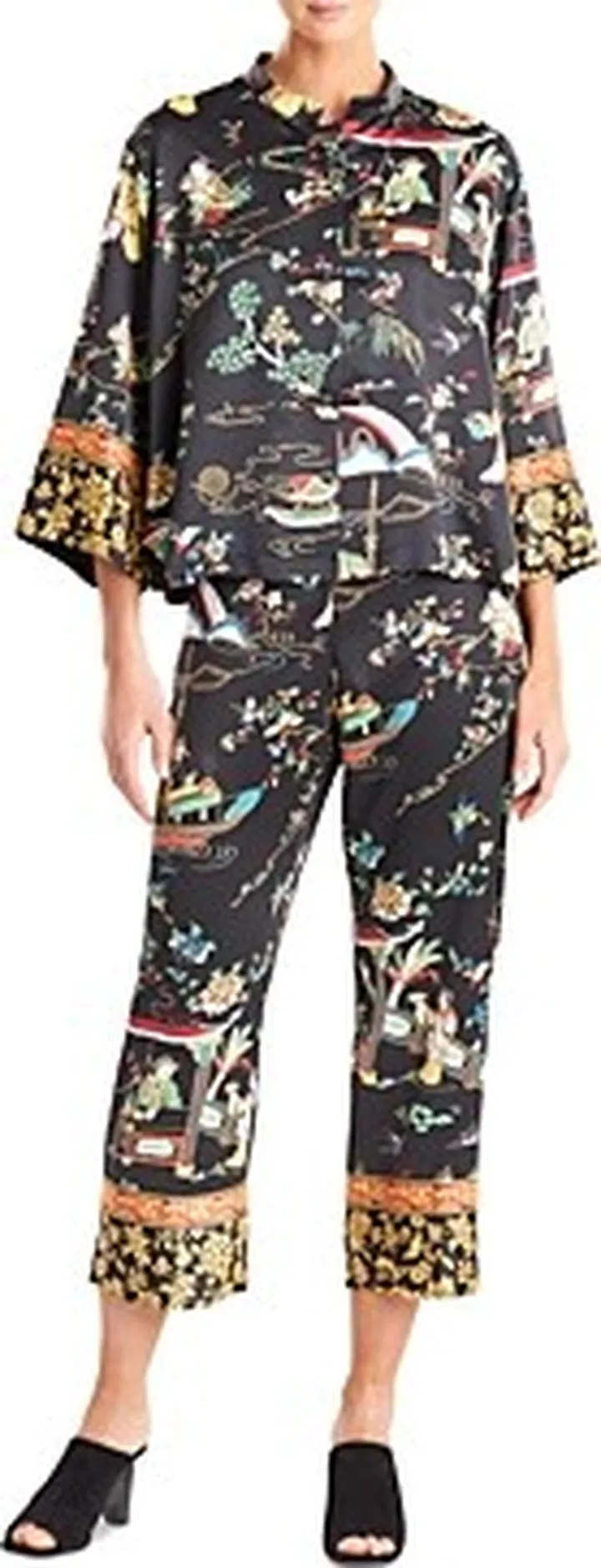 Natori Kana Printed Pajama Set