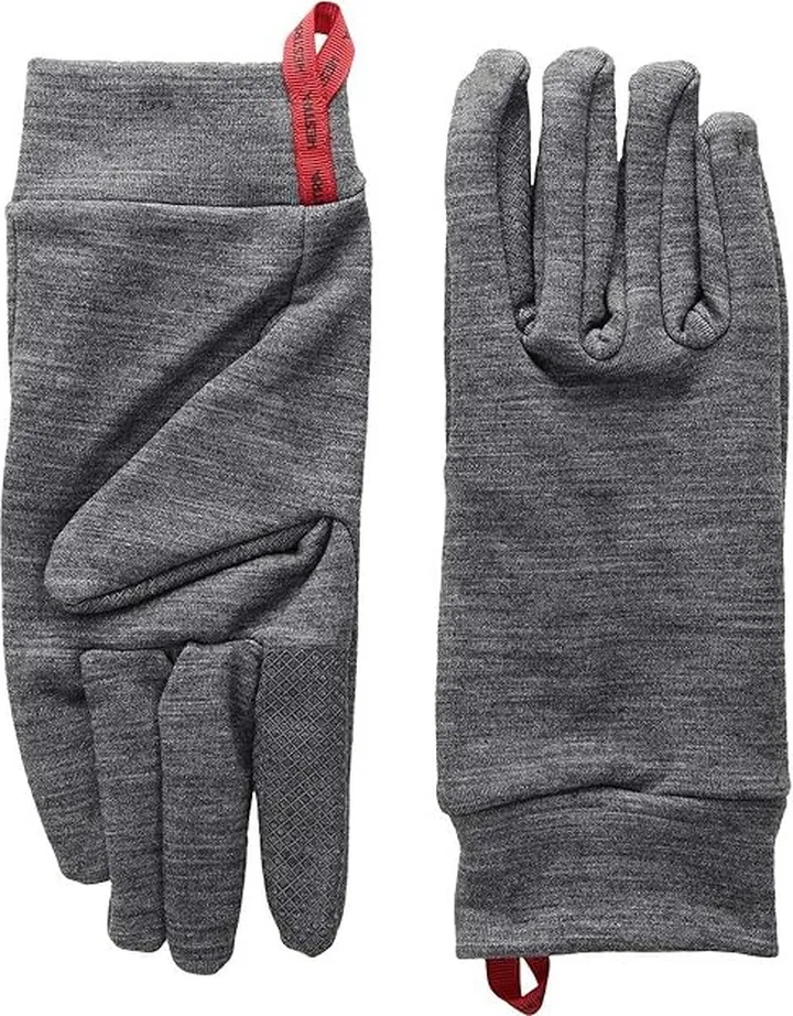 Hestra Touch Point Warmth Five Finger (Grey) Ski Gloves