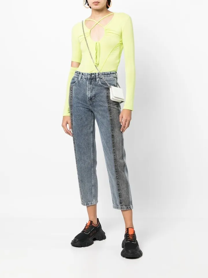 Mid-Rise Slim-Cut Jeans
