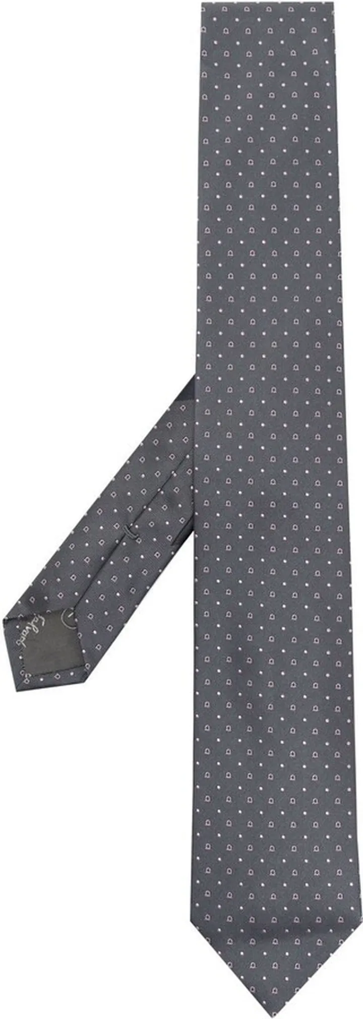 Polka Dot-Print Silk Tie