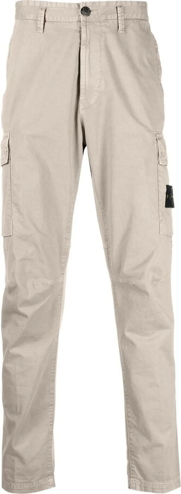 Side-Pockets Straight-Leg Trousers