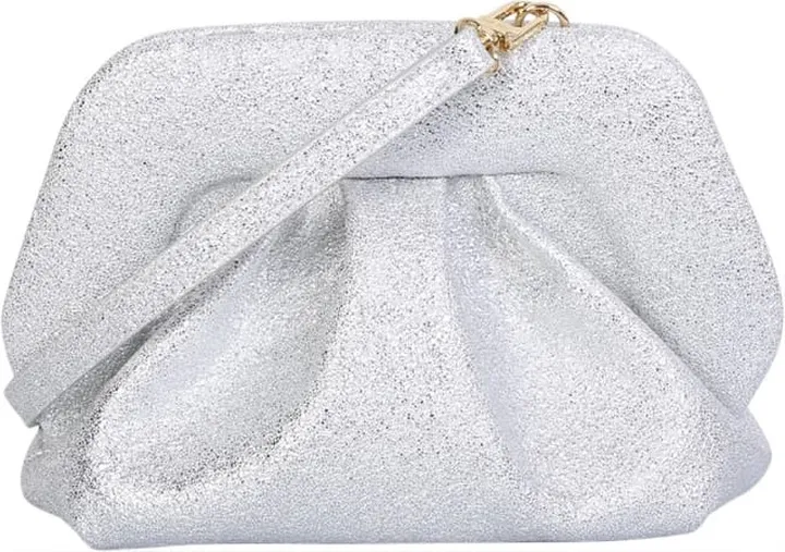 Gea Vegan Laminated Silver Bag