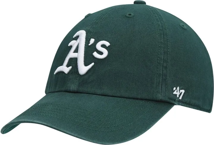 Men's '47 Brand Green Oakland Athletics Franchise Team Fitted Hat