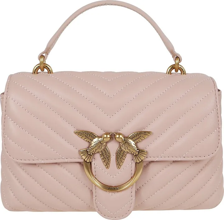 Love Lady Puff Mini Cl Sheep Nappa Chevron