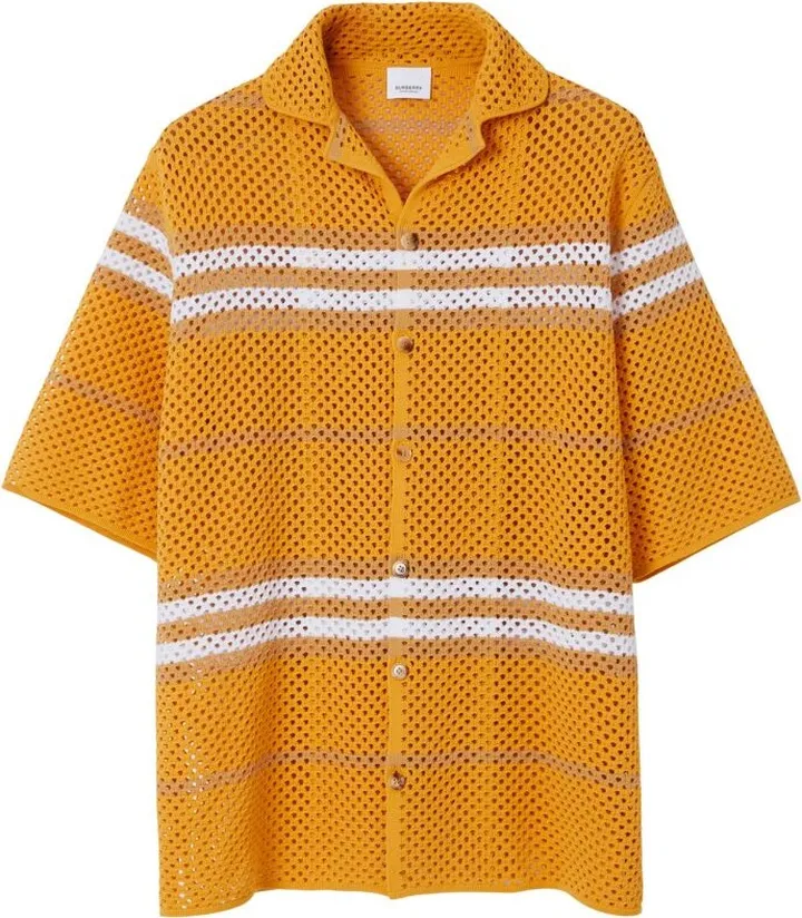 Burberry Knitted Striped Shirt