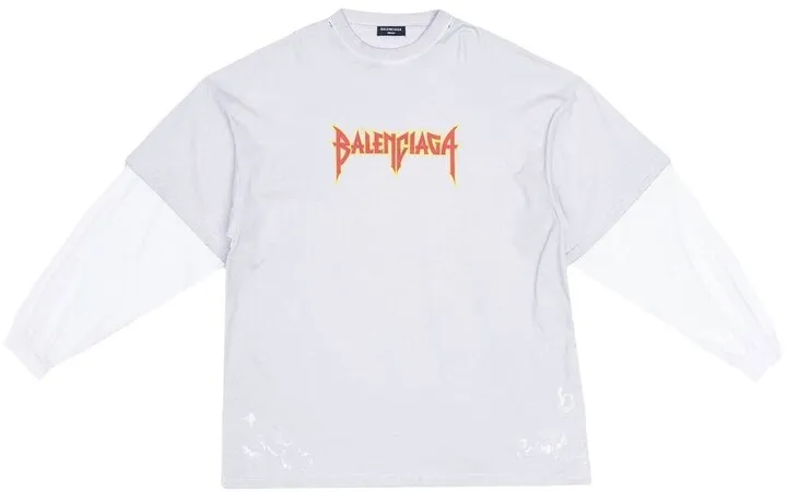 Metal double-sleeves T-shirt