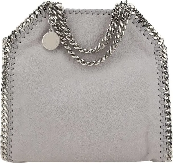 Ice Falabella Shoulder Bag from Stella McCartney Shaggy Deer shoulder bag with iconic chain