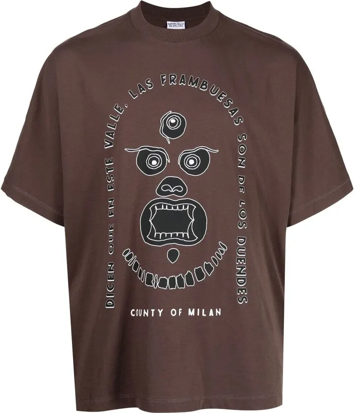 graphic-print cotton T-shirt