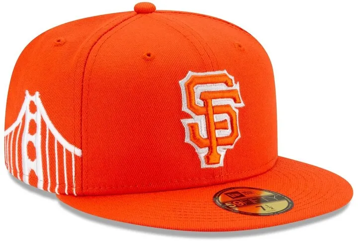 Men's New Era Orange San Francisco Giants 2021 City Connect 59FIFTY Fitted Hat