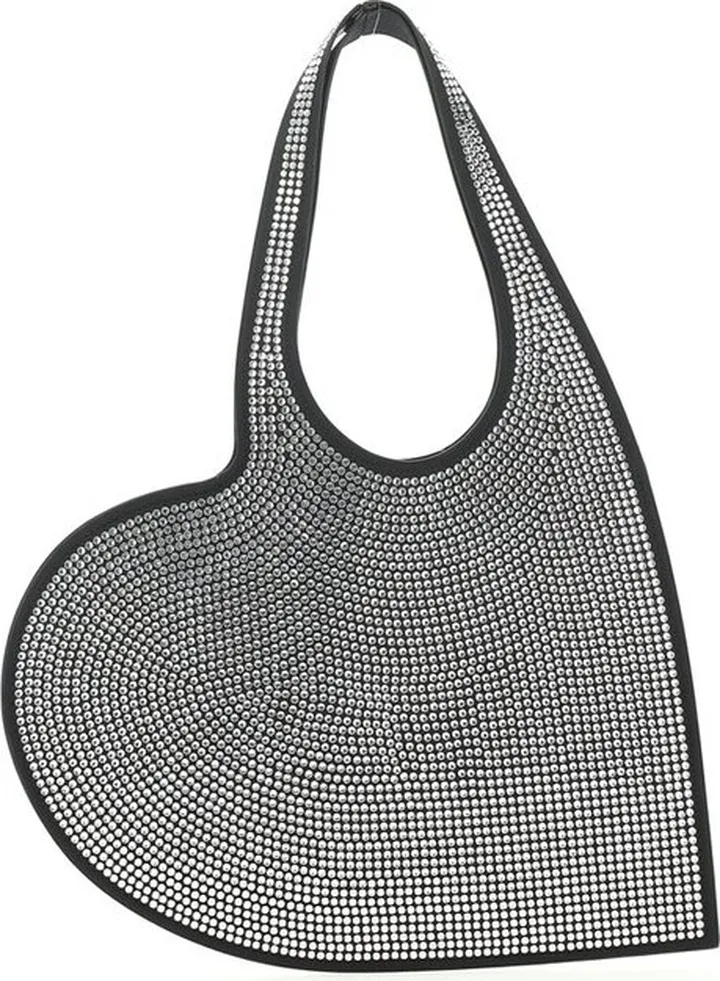 Coperni Embellished Mini Heart Tote Bag