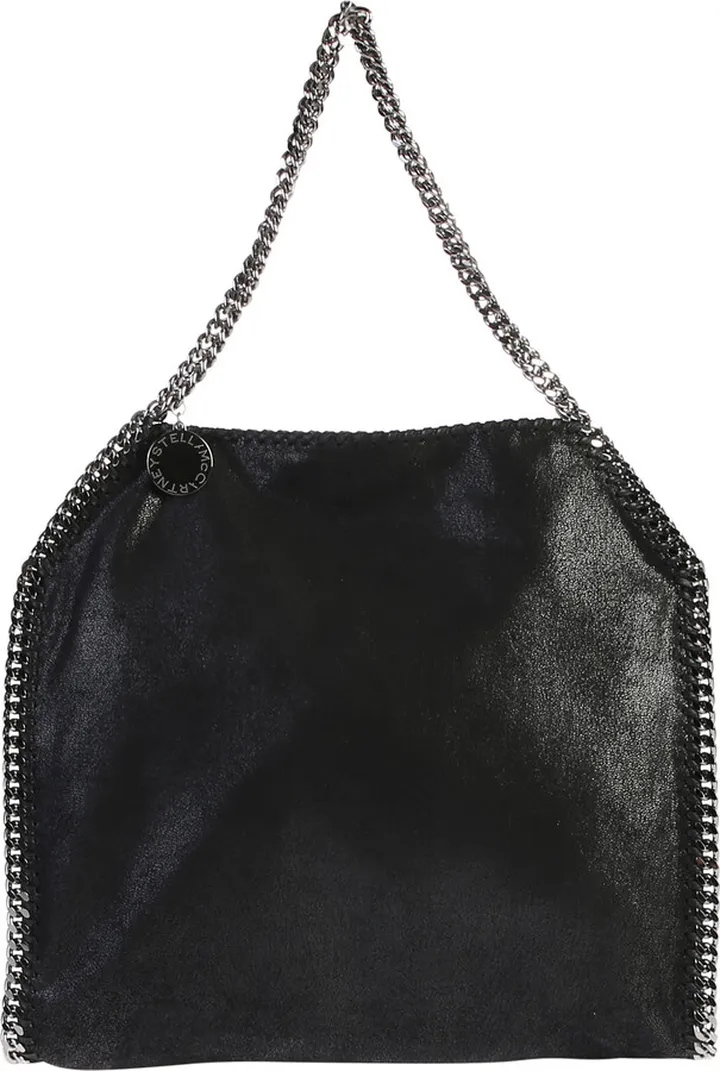 Black Falabella Double Chain Bag