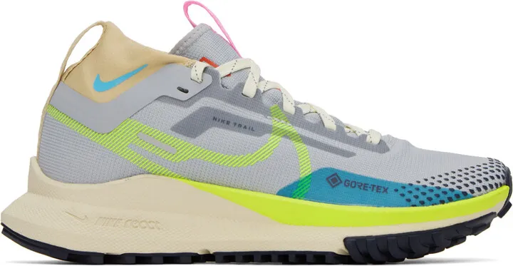 Nike Gray React Pegasus Trail 4 GTX Sneakers