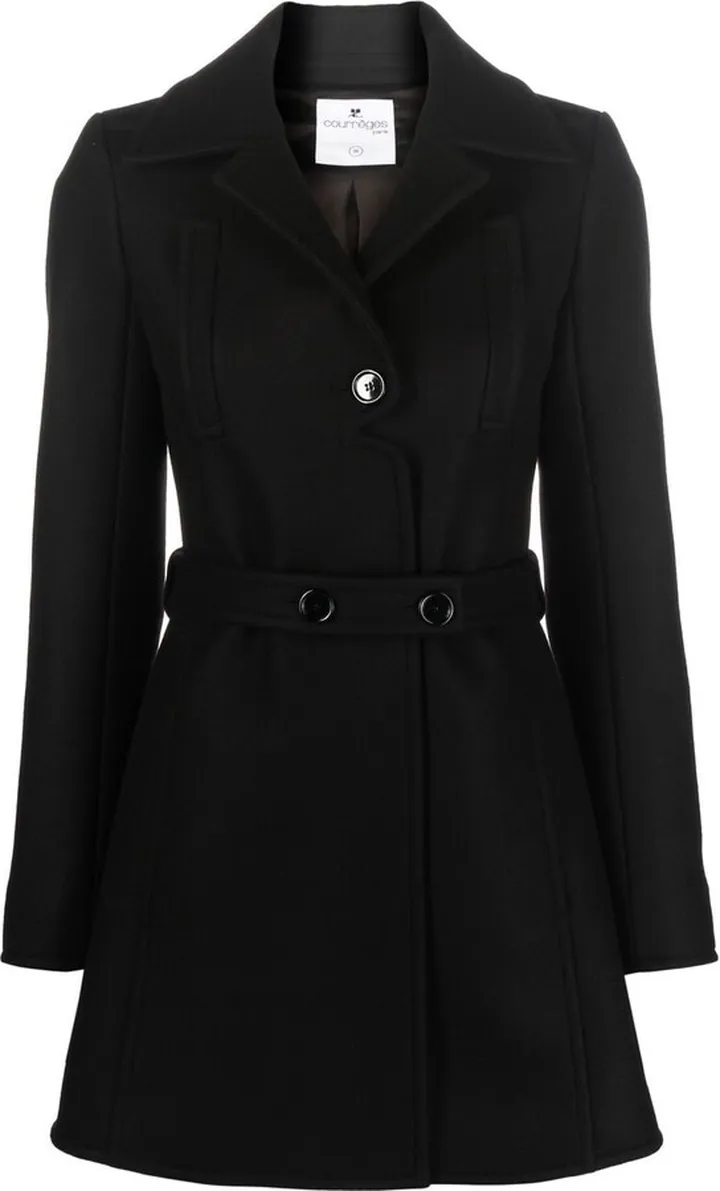 Notched-Lapel Short Coat