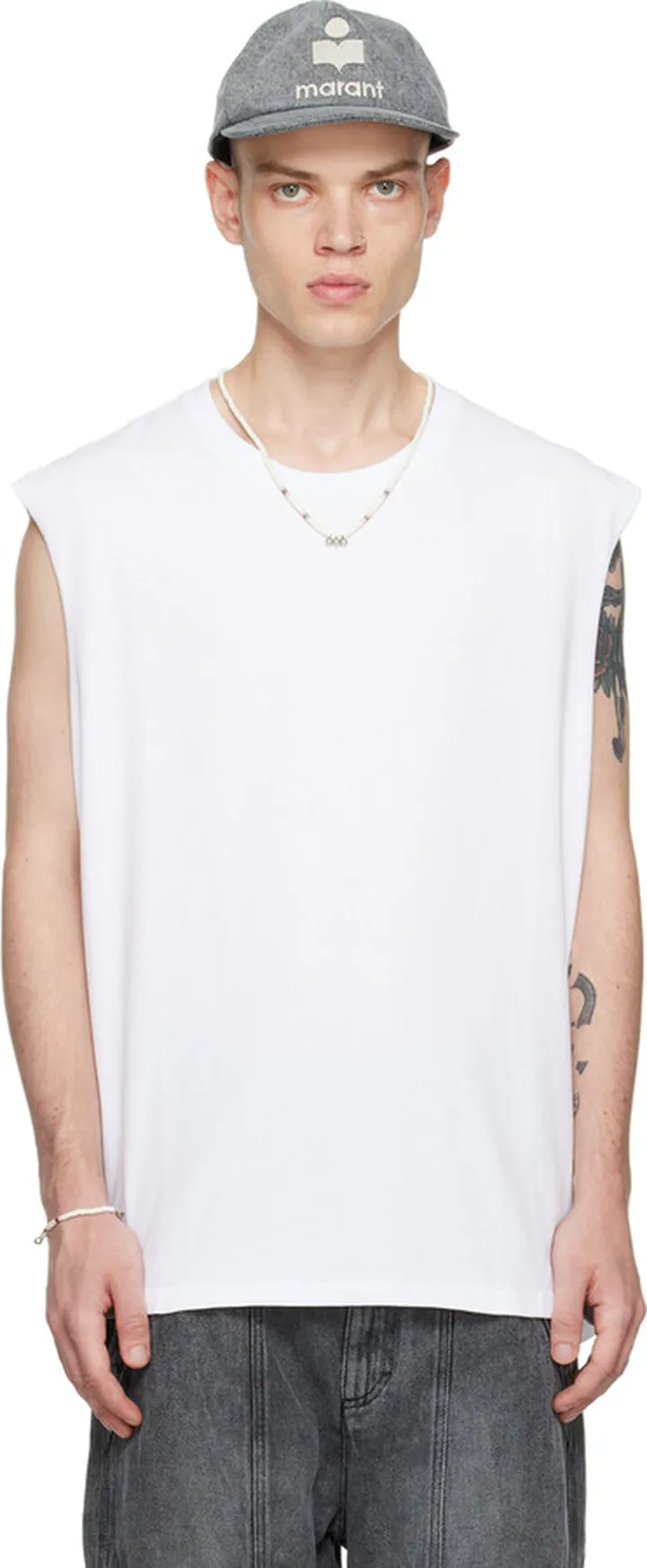 Isabel Marant White 'Yvan Marant' T-Shirt