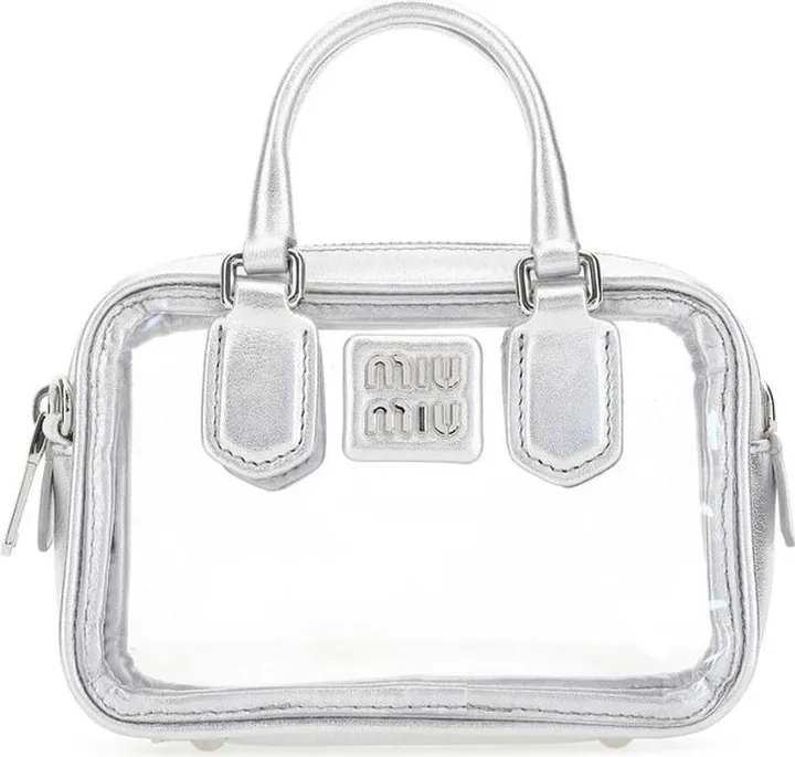 Miu Miu Logo Patch Mini Tote Bag