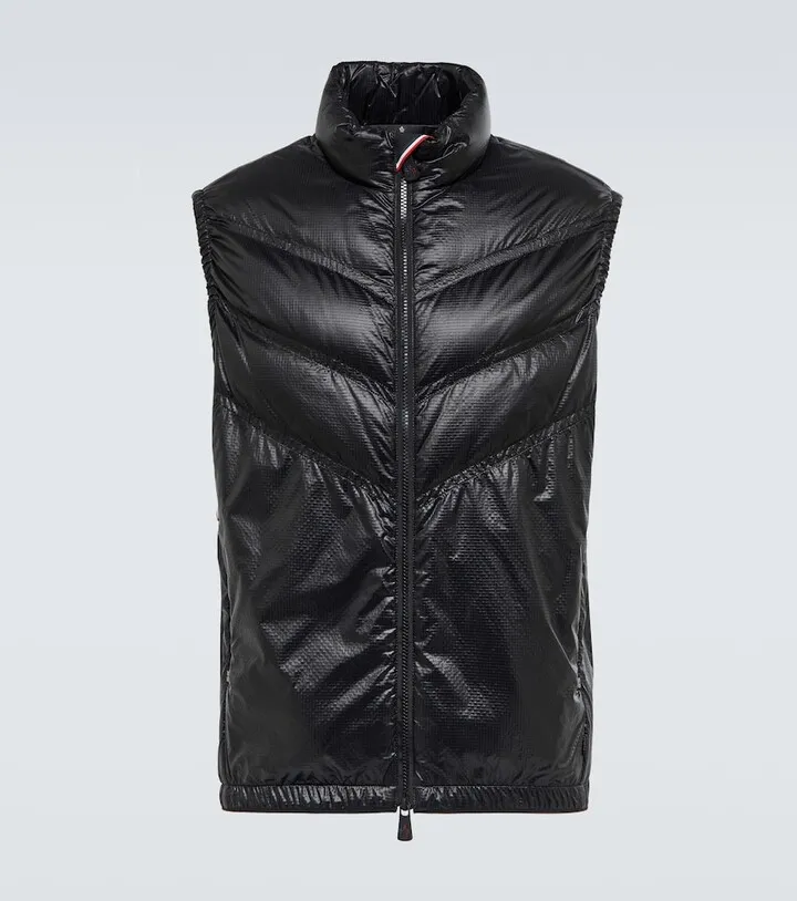 Quilted down vest