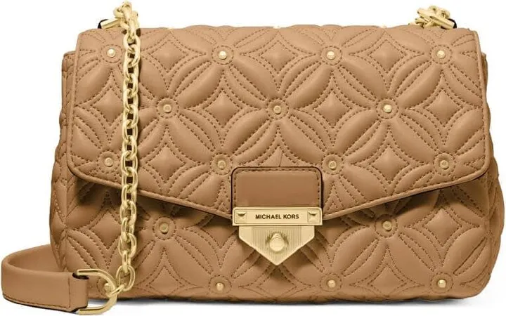 Michael Kors Soho Beige Medium Crossbody Bag