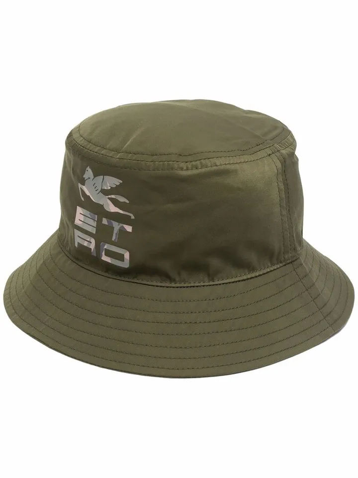 Logo-Print Bucket Hat
