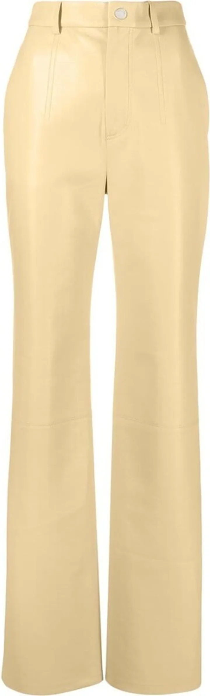 High-Waist Straight Trousers