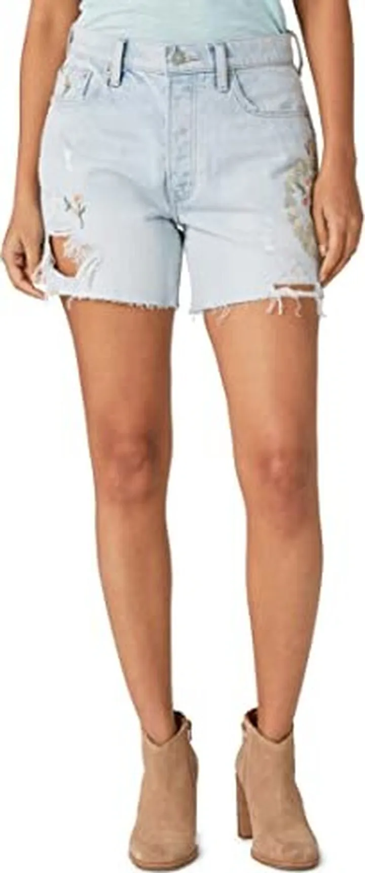 Lucky Brand Women's 90's Midi Denim Short