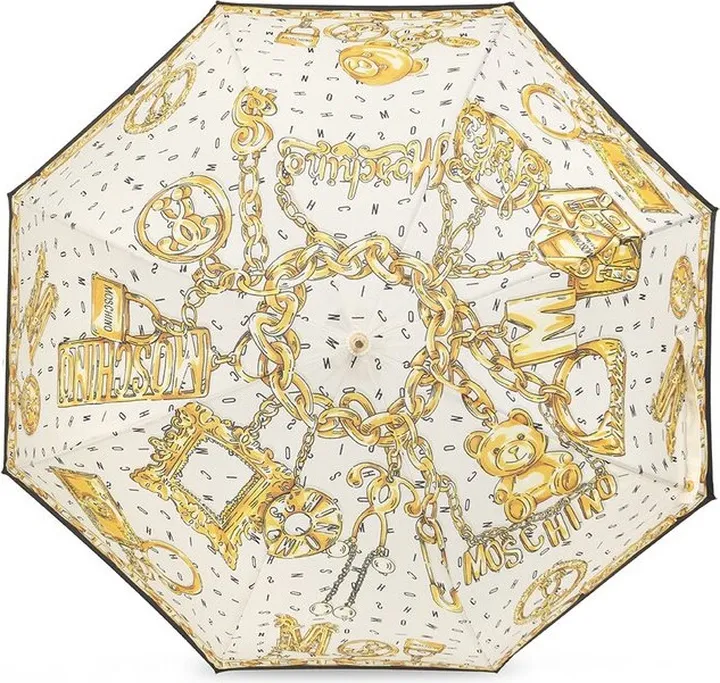 Moschino Baroque Pattern-Printed Folded Umbrella