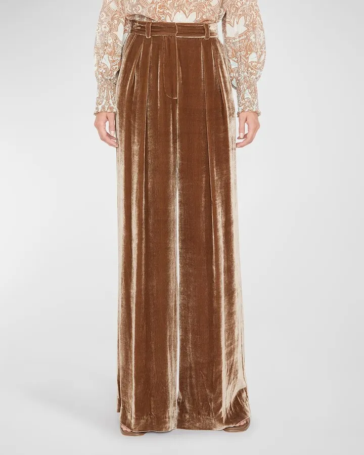 Veronica Fluid Wide-Leg Pants