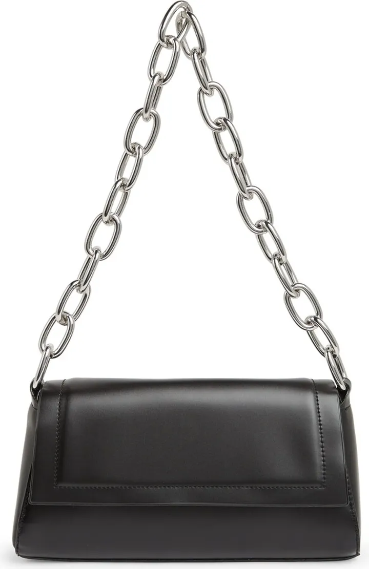 We Fashion Vegan Leather Shoulder Bag