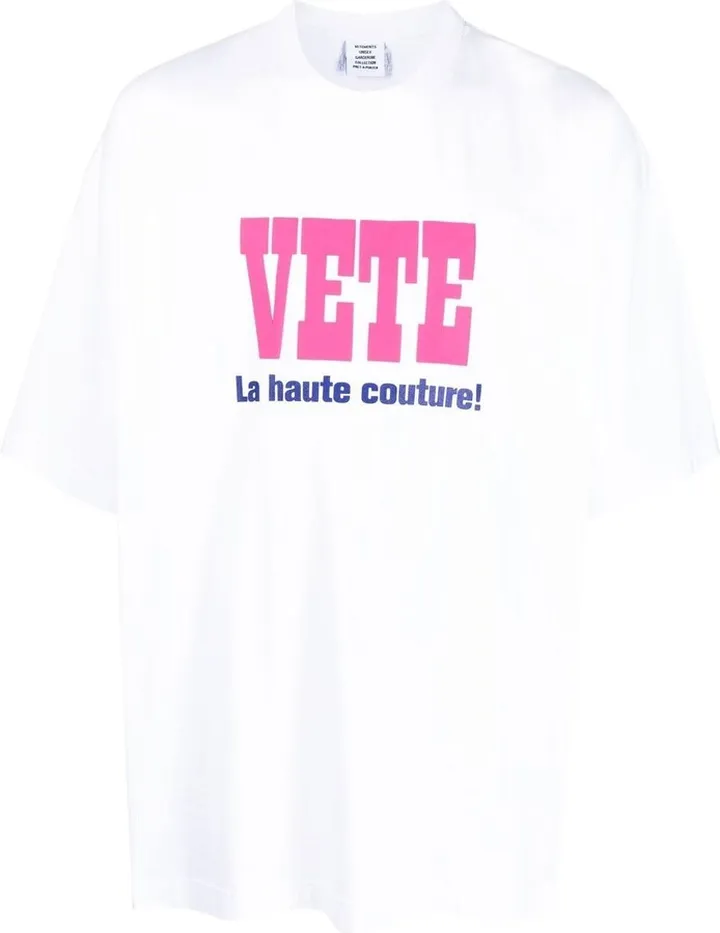 logo motif print T-shirt