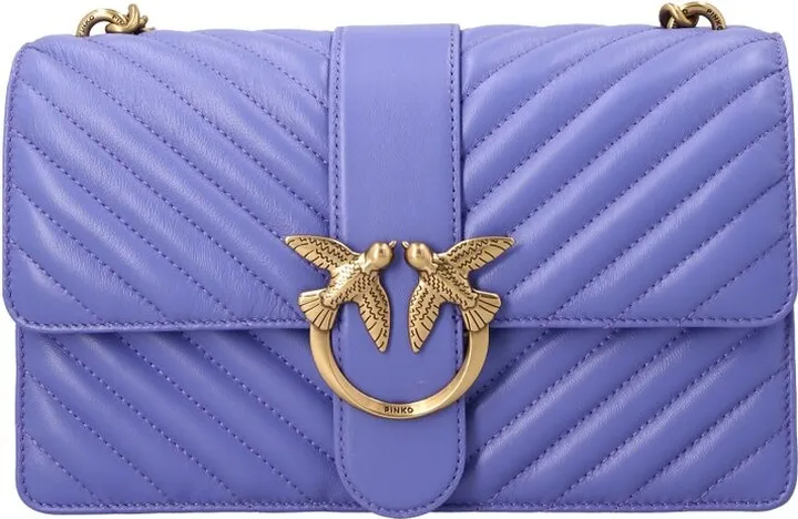 Pinko Love Classic Icon V Quilt Shoulder Bag
