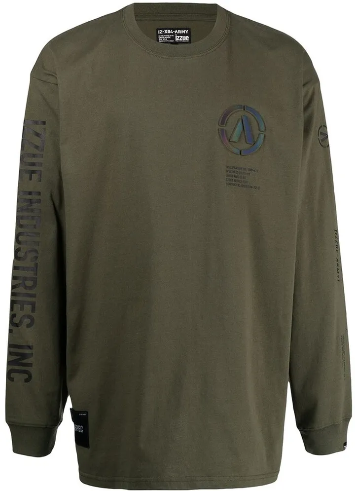 logo-patch long-sleeve T-shirt