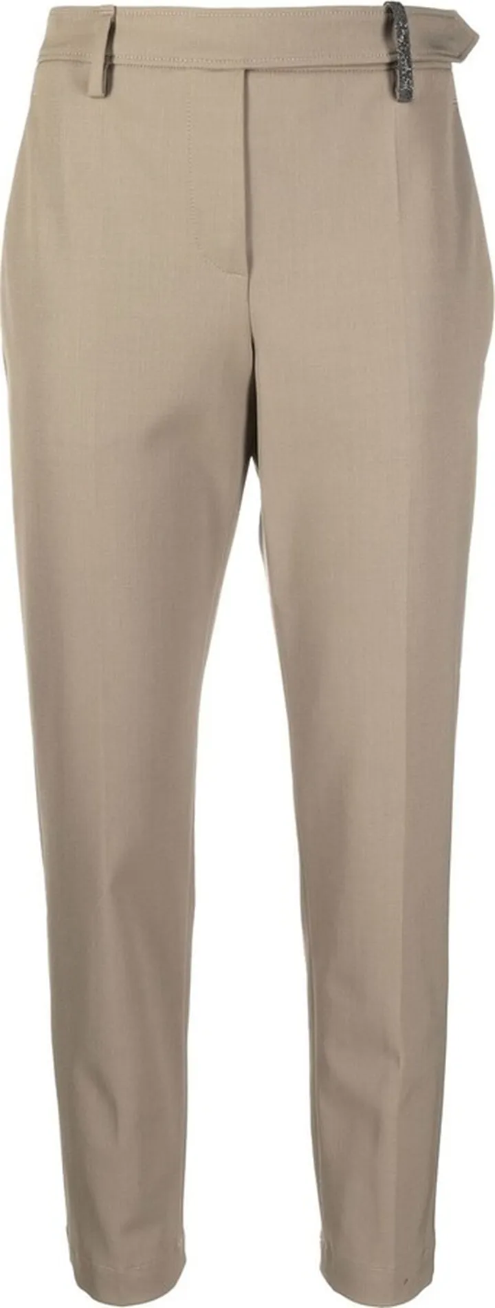 Cropped Tailored Trousers
